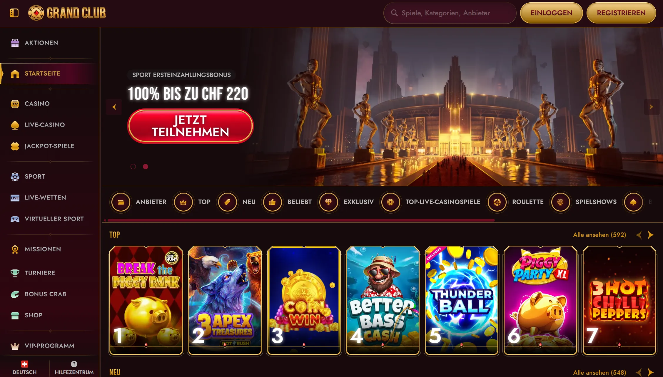 Ausland casino – der vollständige Leitfaden für Spieler aus der Schweiz