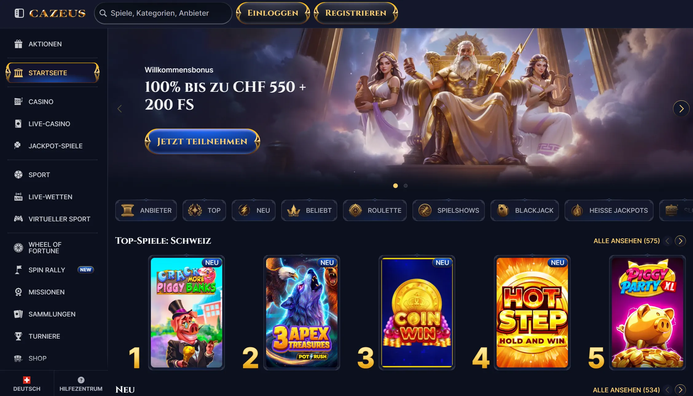 Beste online casino ausland – Top Auswahl und Vergleich für die Schweiz